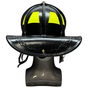 Phenix Bronx Bend,Tl2 Leather Helmet,Bunker Gear,FireFighter Equipment,Traditional Style Helmet