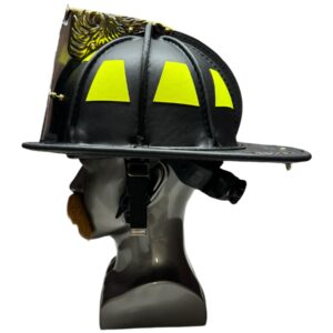 Phenix Fire Helmet,Flat Bend Firefighter,Helmet ,Deep Suspension,Brass Boston fire helmet,Firefighter