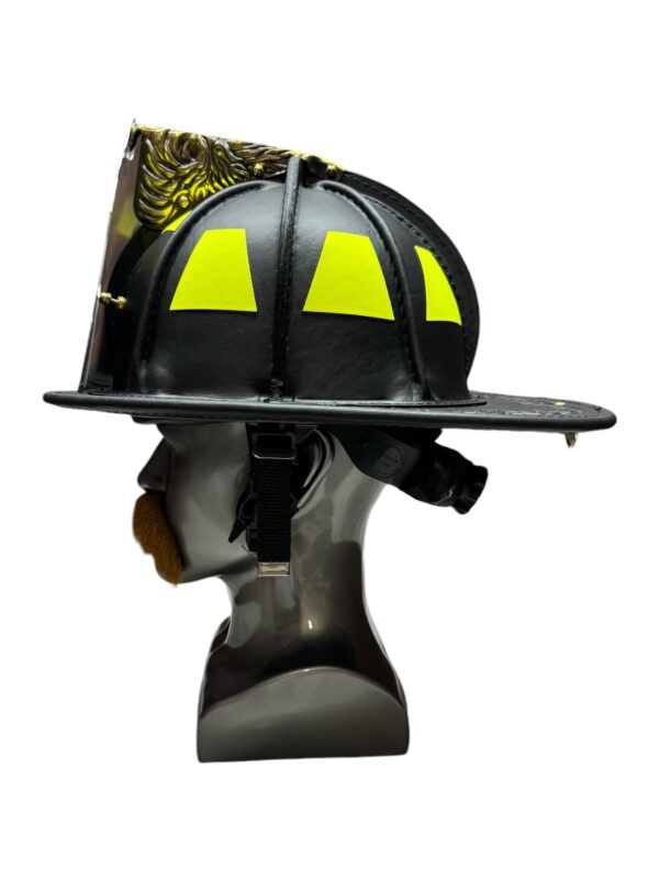 Phenix Fire Helmet,Flat Bend Firefighter,Helmet ,Deep Suspension,Brass Boston fire helmet,Firefighter