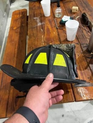phenix leather fire helmets for sale​